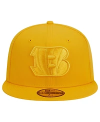 Men's New Era Gold Cincinnati Bengals Color Pack 59FIFTY Fitted Hat