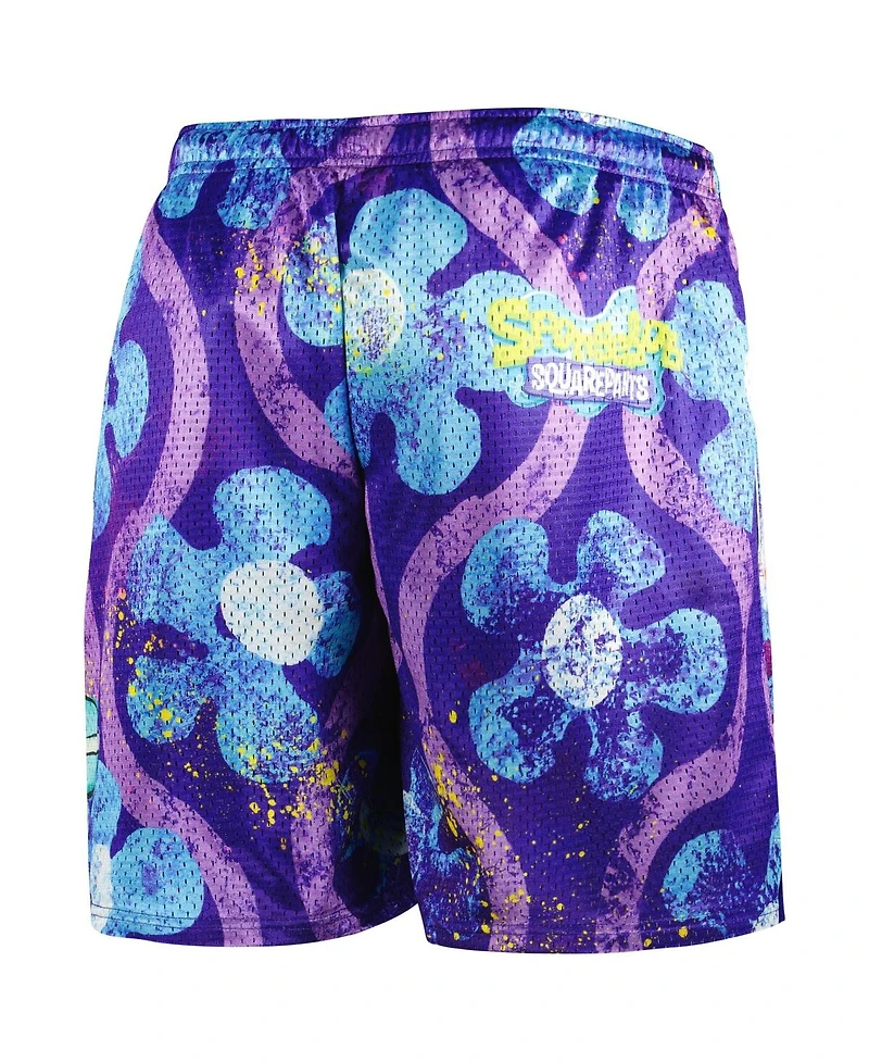 Men's Chalk Line Purple SpongeBob SquarePants Shorts