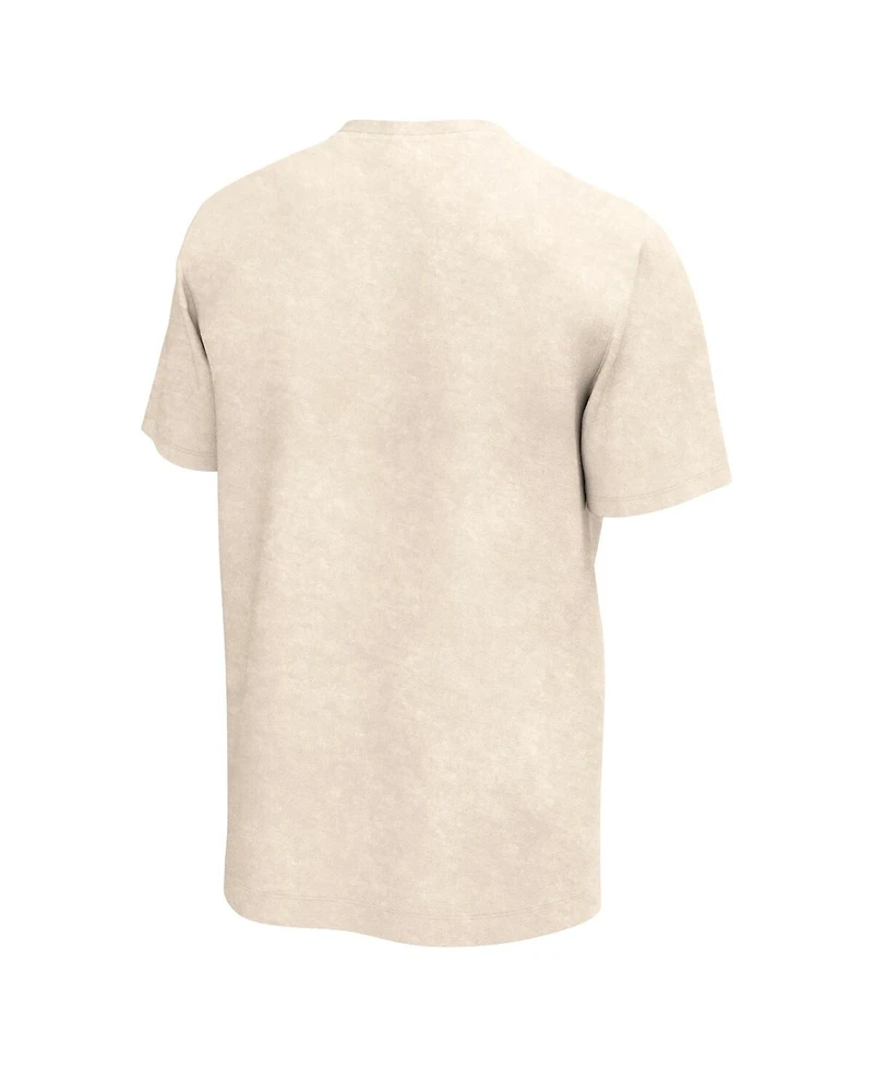 Men's Tan Ac, Dc Est. 1973 Washed Graphic T-shirt