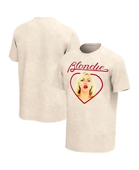 Men's Tan Blondie Heart Washed Graphic T-shirt
