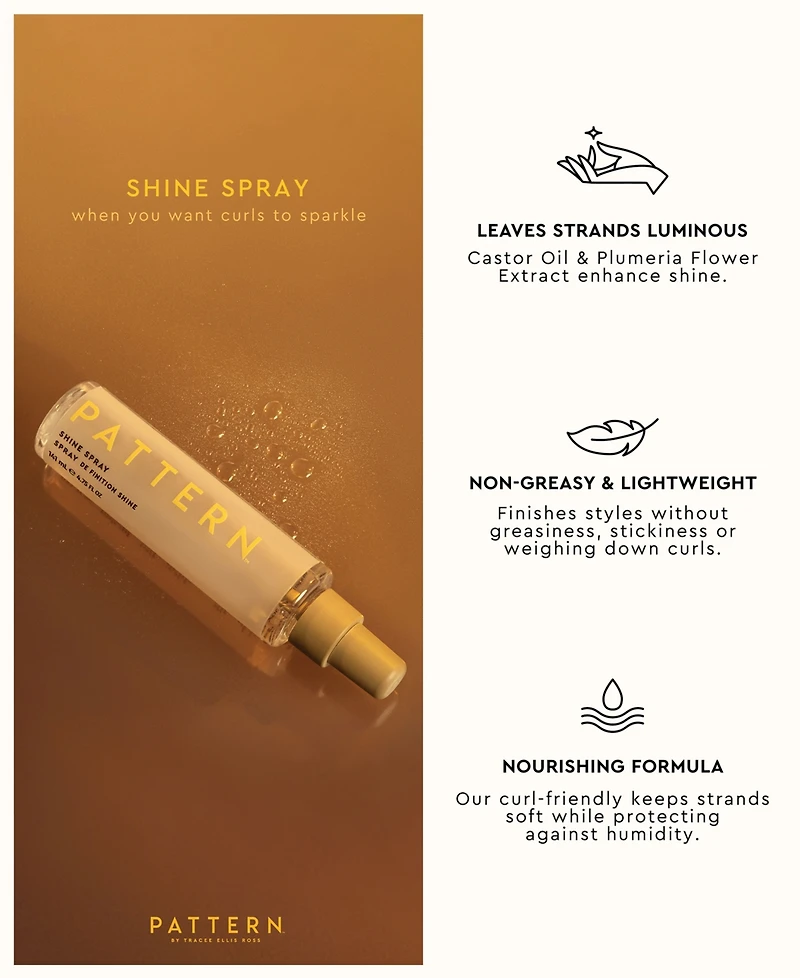 Pattern Beauty by Tracee Ellis Ross Shine Spray, 4.75 oz.