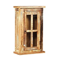Wall Cabinet Solid Reclaimed Wood 17.3"x8.3"x28.3"