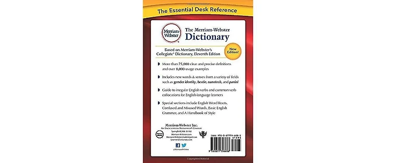 The Merriam-Webster Dictionary by Merriam-Webster