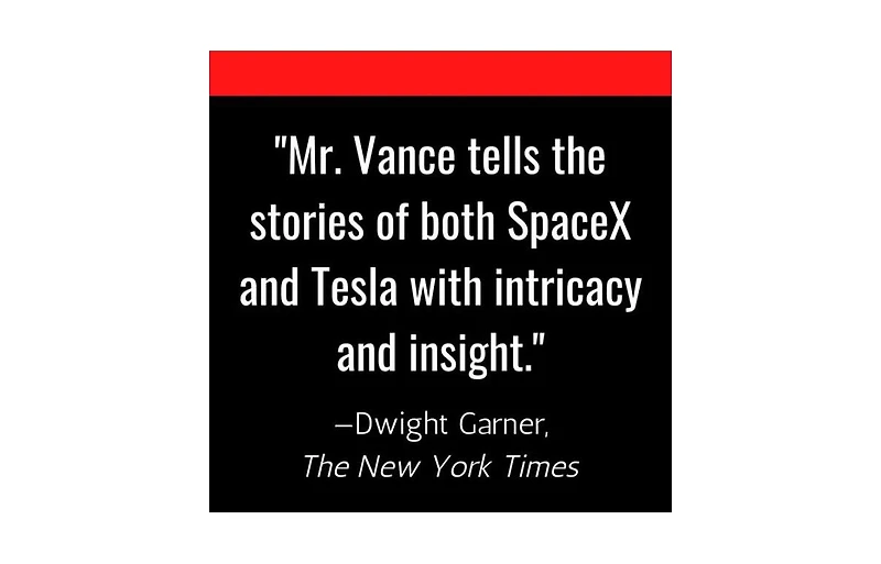 Elon Musk- Tesla, SpaceX, and the Quest for a Fantastic Future by Ashlee Vance
