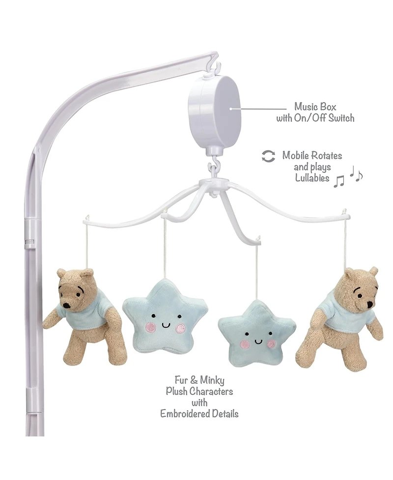 Bedtime Originals Disney Baby Starlight Pooh Musical Baby Crib Mobile Soother Toy