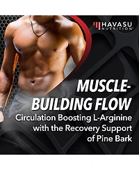 L-Arginine + Pine Bark Capsules, Havasu Nutrition, 90ct