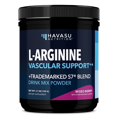 Havasu Nutrition L-Arginine Powder, Berry Flavor, Havasu Nutrition, 3.7oz