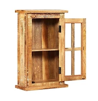 Wall Cabinet Solid Reclaimed Wood 17.3"x8.3"x28.3"