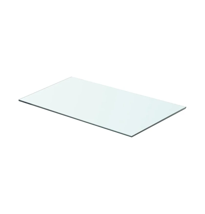 Shelves 2 pcs Panel Glass Clear 23.6"x11.8"