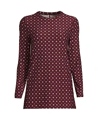 Lands' End Petite Long Sleeve Performance Crew Neck Tunic