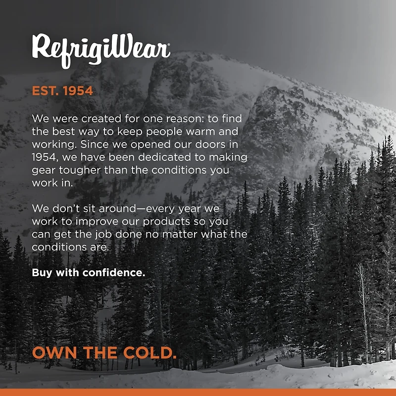 RefrigiWear Men's Insulated Extreme Freezer Mittens with Grip Palm & Impact Protection