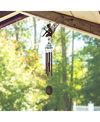 27" Long Metal Brown Fairy Wind Chime