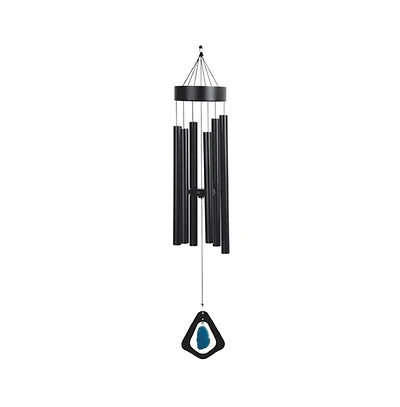 41" Long Black Metal Wind Chime