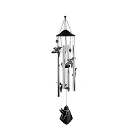 34" Long Hummingbird Silhouette Wind Chime