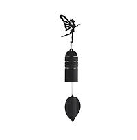 23" Long Metal Black Fairy Wind Chime