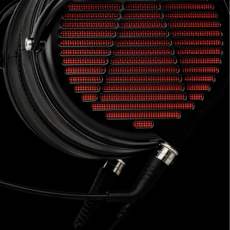 Audeze Lcd-gx Audiophile Over-Ear Gaming Headset (Red/Black) (Economy Carry Case) with Cable