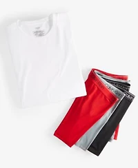 Calvin Klein Mens 5 Pack Cotton Classics Crewneck T Shirts 3 Pack Stretch Boxer Briefs