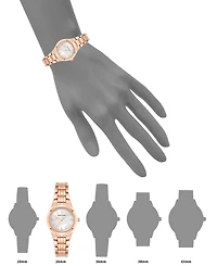 Anne Klein Women's Quartz Rose Gold-Tone Alloy Bracelet Watch, 26mm