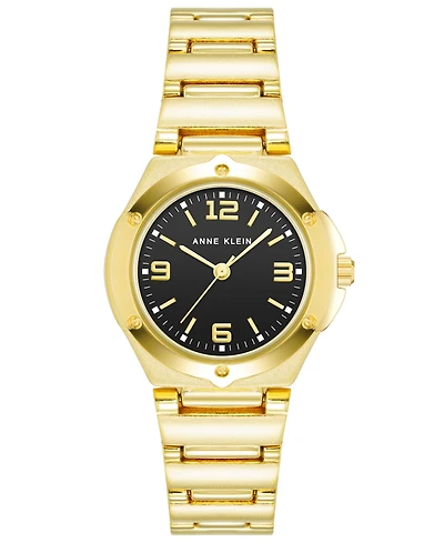Anne Klein Women's Quartz Gold-Tone Alloy Bracelet Watch