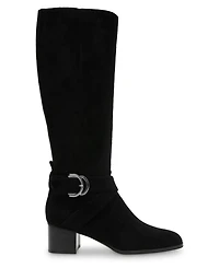 Anne Klein Women's Maelie Knee High Microsuede Regular Calf Boots