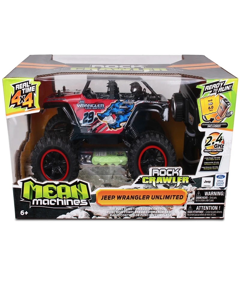 Nkok Mean Machines- Rock Crawler Jeep Wrangler Rc Car