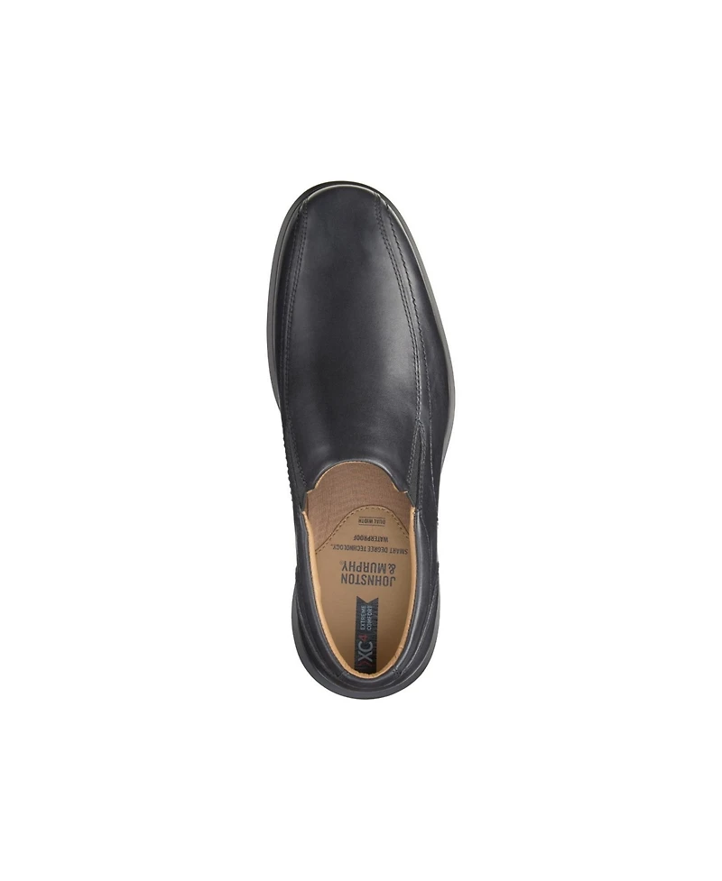 Johnston & Murphy Men's Xc4 Stanton 2.0 Runoff Waterproof Leather Slip-On Loafers