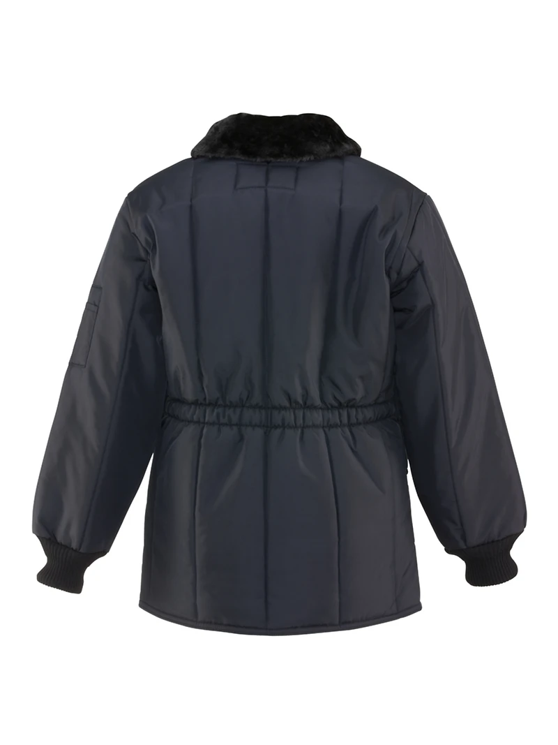 RefrigiWear Men's Iron-Tuff Jackoat Insulated Workwear Jacket with Fleece Collar