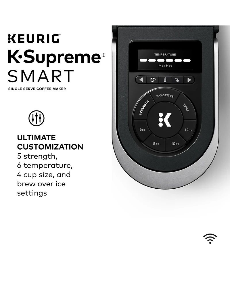 Keurig K-Supreme Single-Serve WiFi Smart Coffee Brewer