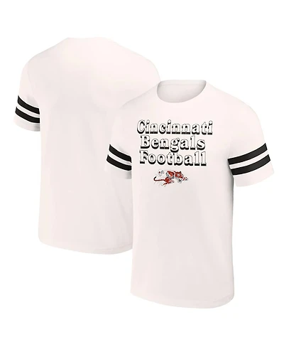 Men's Nfl x Darius Rucker Collection by Fanatics Cream Cincinnati Bengals Vintage-Like T-shirt