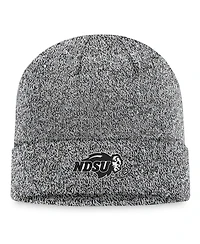 Men's Top of the World Heather Black Ndsu Bison Cuffed Knit Hat