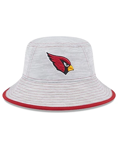Men's New Era Gray Arizona Cardinals Game Bucket Hat