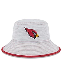 Men's New Era Gray Arizona Cardinals Game Bucket Hat