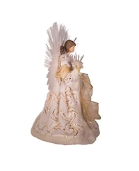 Kurt Adler 16" Fiber Optic Led Angel Tree Topper