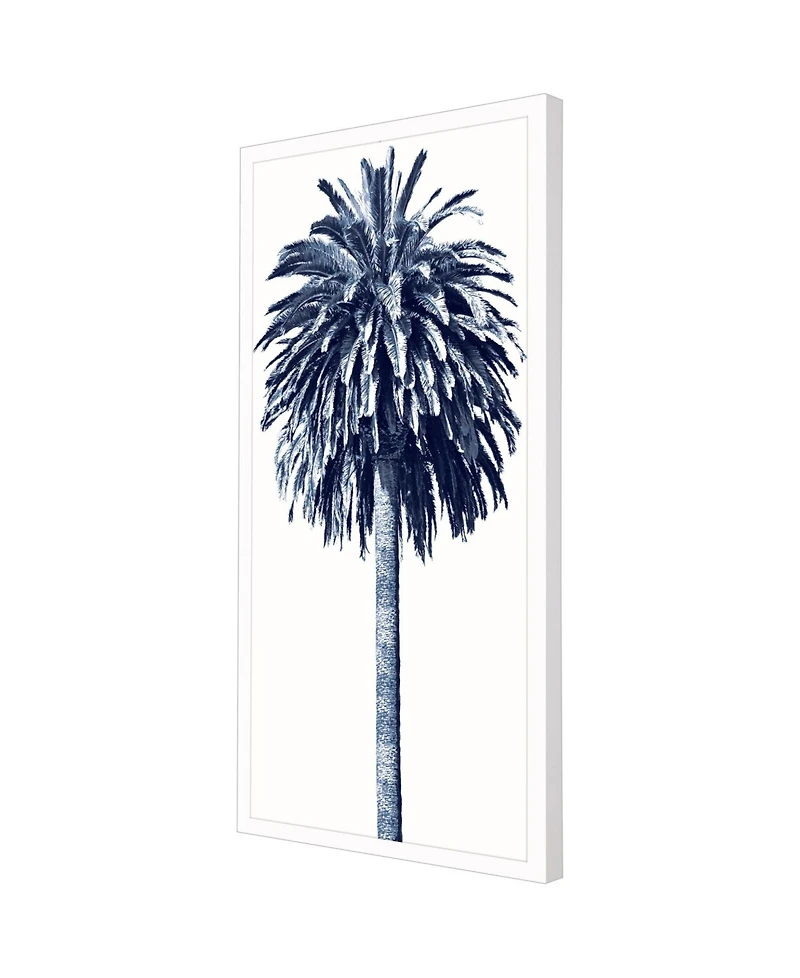 Palm Tree Blue Ii Framed Art