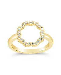 Sterling Forever Cubic Zirconia Marisole Ring