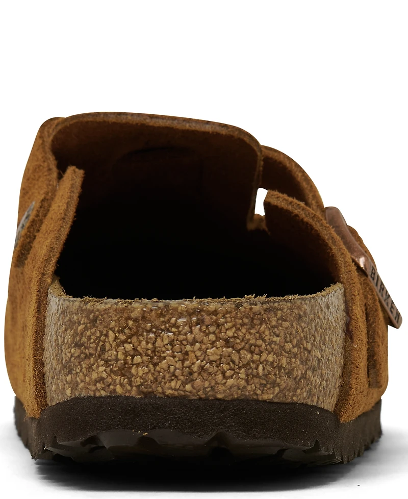 Birkenstock Women's Boston Soft Footbed Suede Leather Clogs from Finish Line