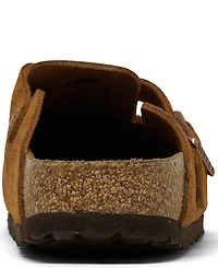Birkenstock Women's Boston Soft Footbed Suede Leather Clogs from Finish Line