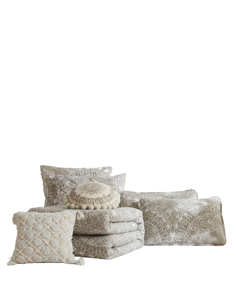 Southshore Fine Linens Ashanti 6 Piece Quilt Set, Twin/Twin Xl
