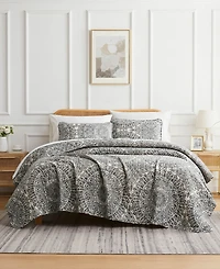 Southshore Fine Linens Ashanti Oversized 3 Piece Quilt Set, Full/Queen