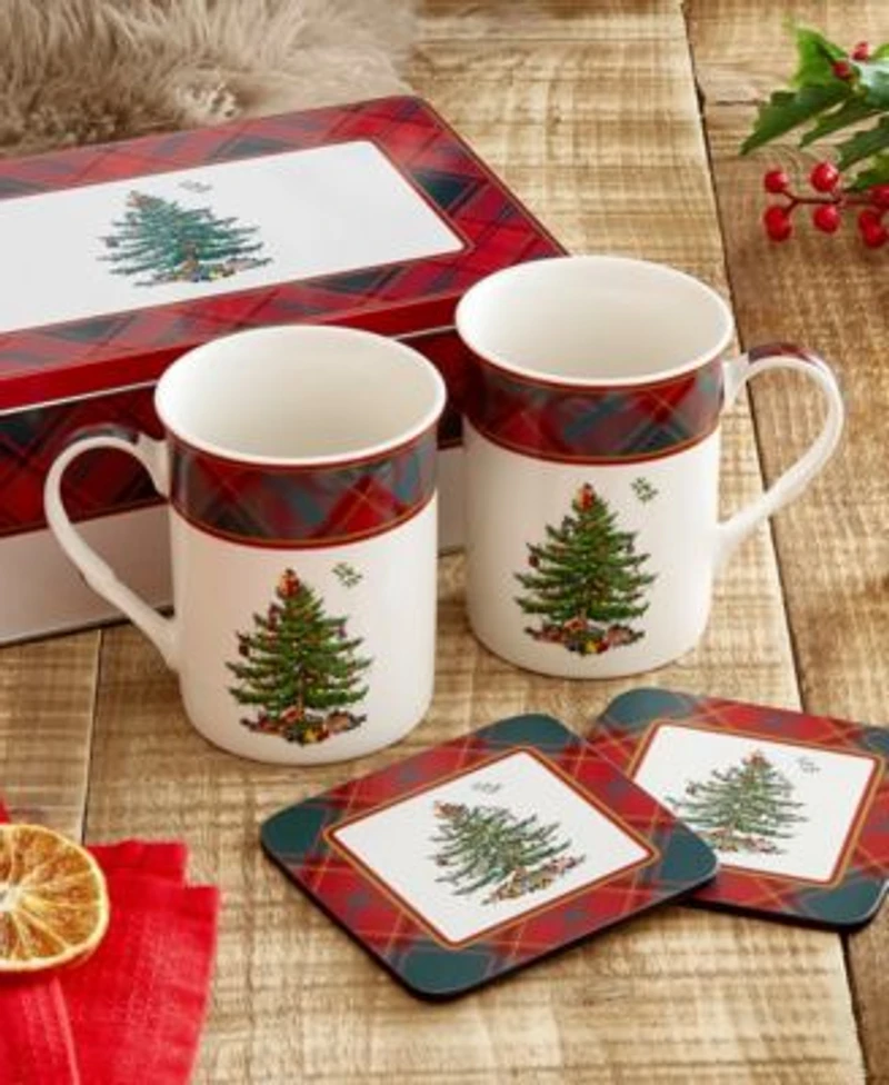 Spode Christmas Tree Tartan Dinnerware Collection