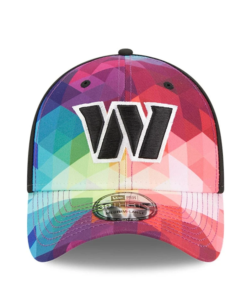 Men's and Women's New Era Multicolor, Black Washington Commanders 2023 Nfl Crucial Catch 39THIRTY Flex Hat