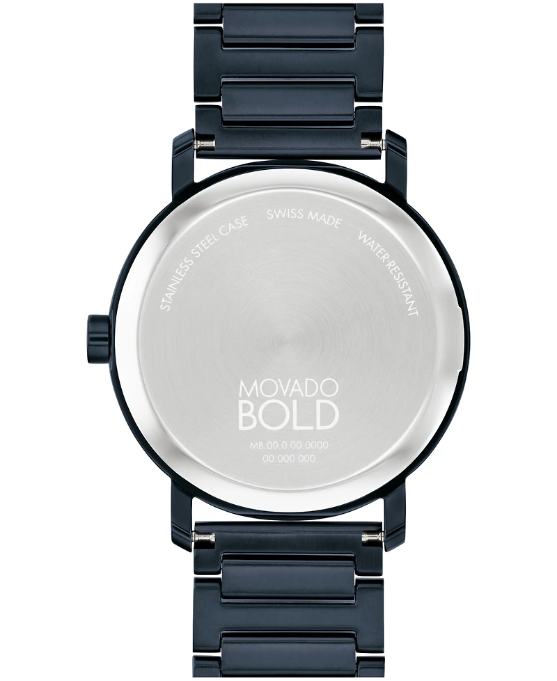 Movado Men's Bold Evolution 2.0 Swiss Quartz Ionic Plated Steel Watch 40mm