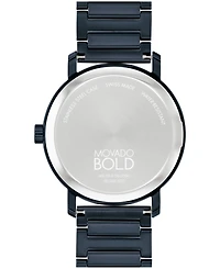 Movado Men's Bold Evolution 2.0 Swiss Quartz Ionic Plated Steel Watch 40mm