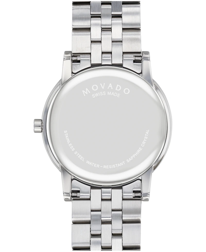 Movado Men's Museum Classic Swiss Quartz Two-Tone Stainless Steel Yellow Pvd Watch 40mm