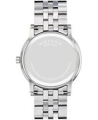 Movado Men's Museum Classic Swiss Quartz Two-Tone Stainless Steel Yellow Pvd Watch 40mm