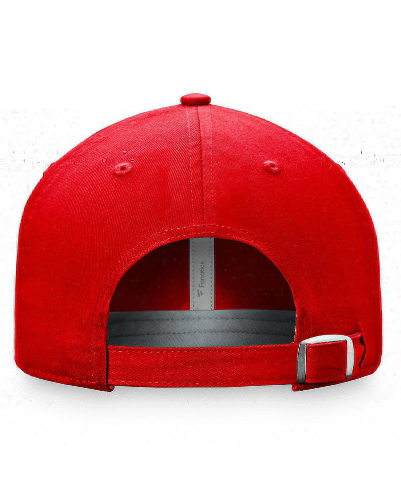 Women's Fanatics Red Chicago Blackhawks Iconic Glimmer Adjustable Hat