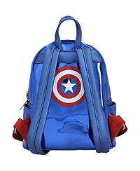 Loungefly Marvel Captain America Shine Cosplay Mini Backpack