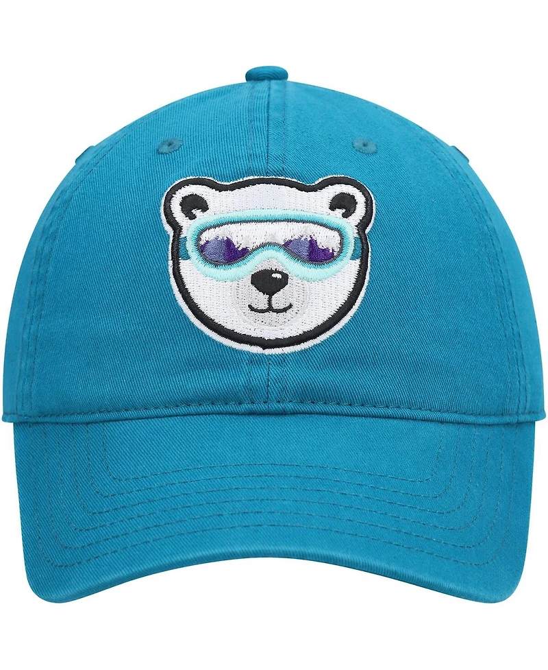 Men's Explore Blue Polar Bear Dad Adjustable Hat