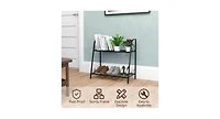 2-tier Patio Metal Plant Stand