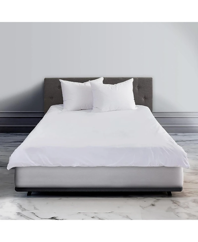 Guardmax Waterproof White Zippered Duvet Cover - King